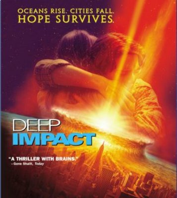 Deep Impact Wooden Framed Poster