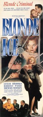 Blonde Ice Canvas Poster