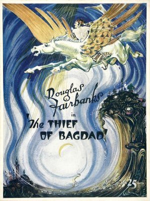The Thief of Bagdad pillow