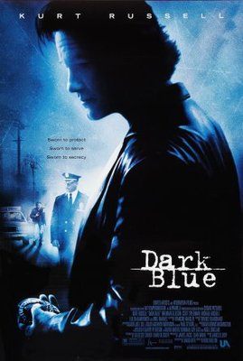 Dark Blue Metal Framed Poster