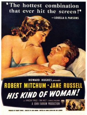 His Kind of Woman Wooden Framed Poster
