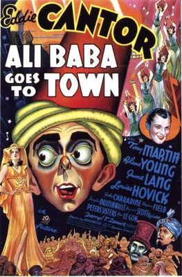 Ali Baba Goes to Town Poster with Hanger