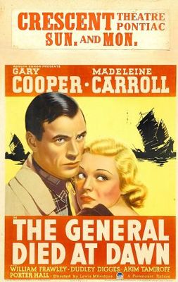The General Died at Dawn Wooden Framed Poster