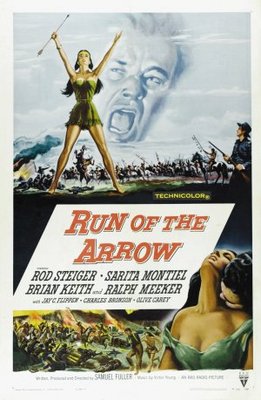 Run of the Arrow Wooden Framed Poster