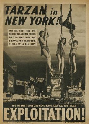 Tarzan's New York Adventure Wooden Framed Poster