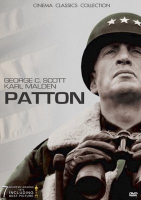 Patton Wooden Framed Poster