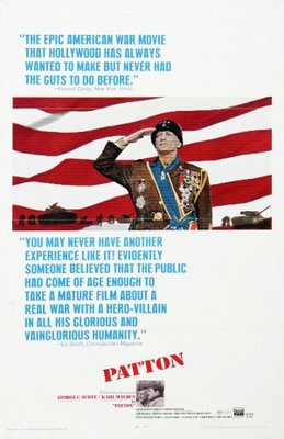 Patton Wooden Framed Poster