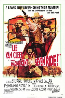 The Magnificent Seven Ride! Metal Framed Poster
