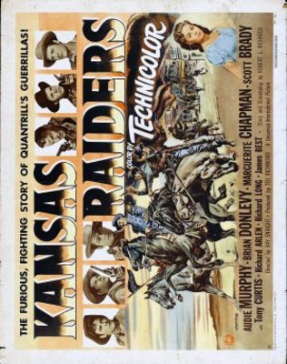 Kansas Raiders Wooden Framed Poster