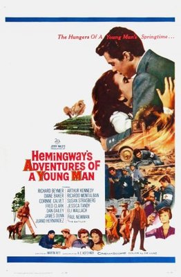 Hemingway's Adventures of a Young Man Wooden Framed Poster