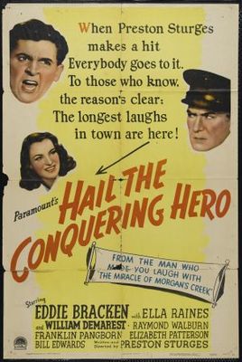 Hail the Conquering Hero Wooden Framed Poster