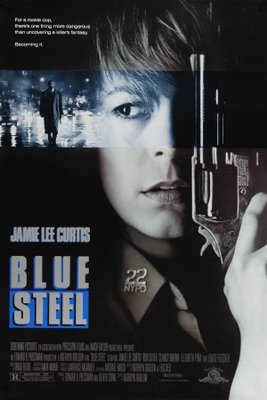Blue Steel Wooden Framed Poster