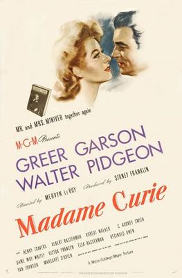 Madame Curie Wooden Framed Poster