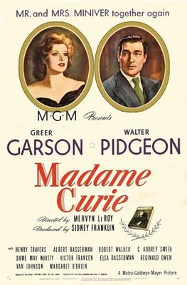 Madame Curie Metal Framed Poster