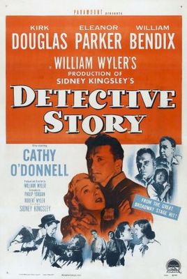 Detective Story Wooden Framed Poster