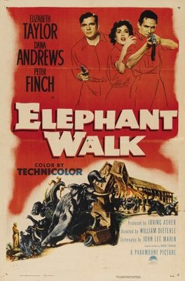 Elephant Walk Canvas Poster