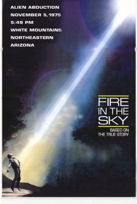 Fire in the Sky Wooden Framed Poster