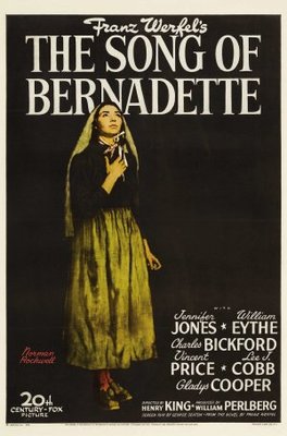 The Song of Bernadette Poster with Hanger