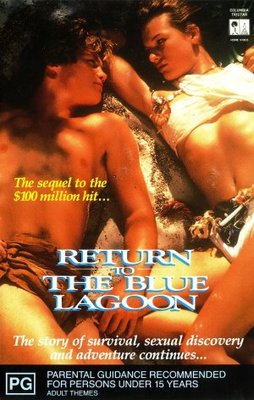 Return to the Blue Lagoon pillow