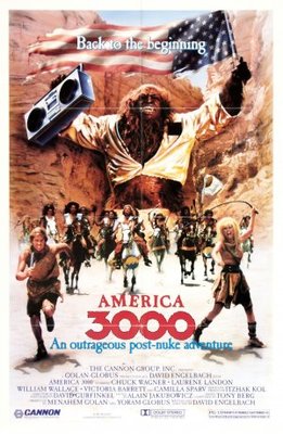 America 3000 Wooden Framed Poster