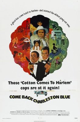 Come Back, Charleston Blue Wooden Framed Poster