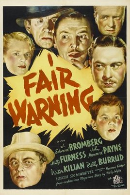 Fair Warning Poster with Hanger