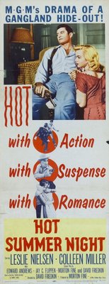 Hot Summer Night Poster with Hanger