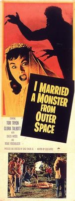 I Married a Monster from Outer Space Wooden Framed Poster