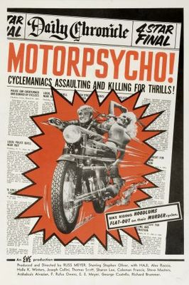 Motor Psycho Wooden Framed Poster