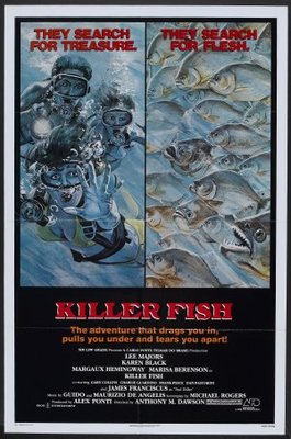 Killer Fish Wood Print