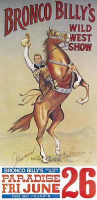 Bronco Billy Wooden Framed Poster
