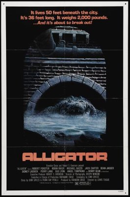 Alligator Wooden Framed Poster