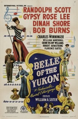 Belle of the Yukon Poster with Hanger