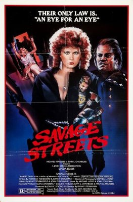 Savage Streets Wooden Framed Poster