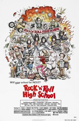 Rock 'n' Roll High School Wooden Framed Poster