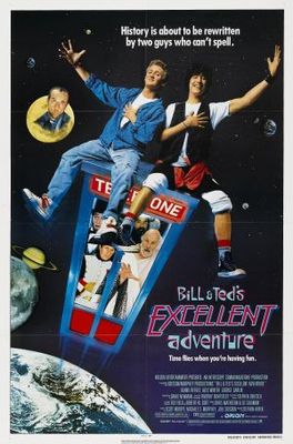Bill & Ted's Excellent Adventure Wooden Framed Poster