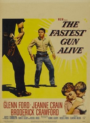 The Fastest Gun Alive Wooden Framed Poster