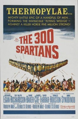 The 300 Spartans Poster with Hanger