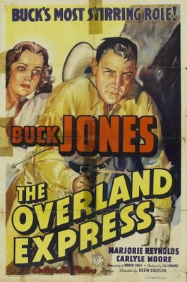 The Overland Express Wooden Framed Poster