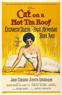 Cat on a Hot Tin Roof Wooden Framed Poster