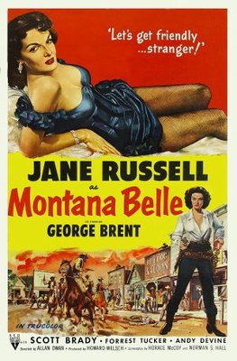 Montana Belle Poster with Hanger