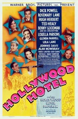 Hollywood Hotel Wooden Framed Poster