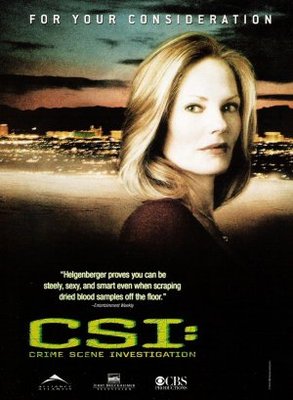 CSI: Crime Scene Investigation Wooden Framed Poster