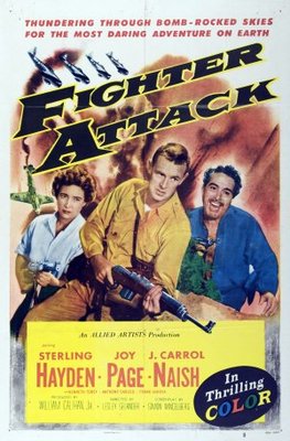 Fighter Attack Wooden Framed Poster