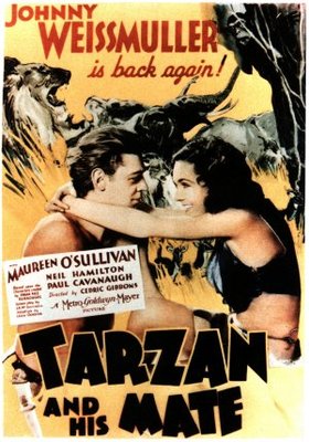 Tarzan and His Mate Wood Print
