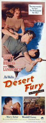 Desert Fury Poster with Hanger