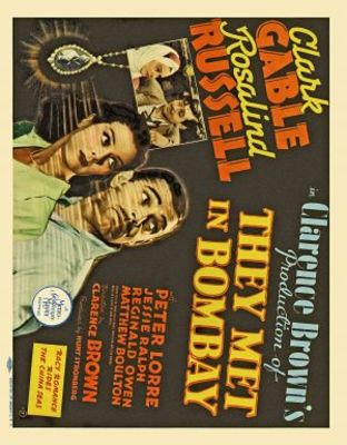 They Met in Bombay Metal Framed Poster