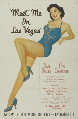 Meet Me in Las Vegas Wooden Framed Poster