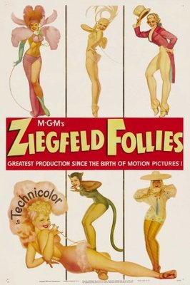 Ziegfeld Follies Poster with Hanger