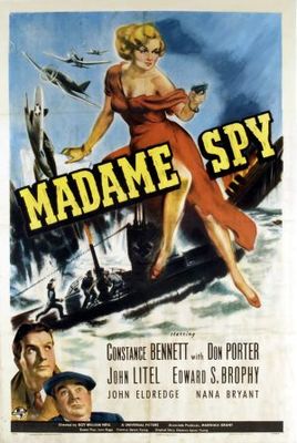 Madame Spy Wooden Framed Poster